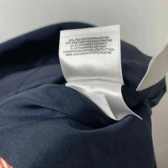 Ann Klein Navy Blue Single Button Blazer - Picture 5 of 5